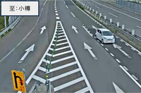 札樽自動車道の上り線を逆走した軽自動車は、約15km逆走したところで北海道警察の高速道路交通警察隊に確保された。逆走した車両の運転手は80代の男性とのこと。（写真：NEXCO東日本）