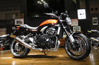 2017年の東京モーターショーに出展された「Z900RS」。四輪メーカーのモデルを差し置いて、会場の話題をさらってみせた。