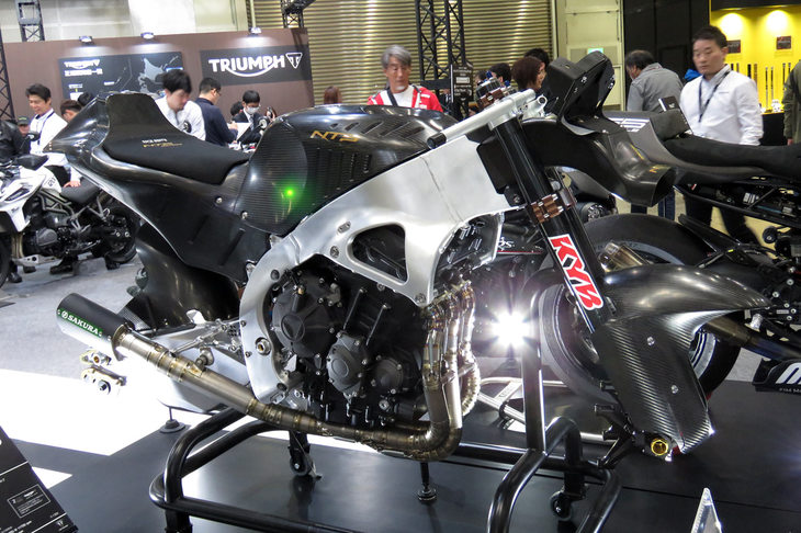 MotoGP Moto2にシャシーを供給するエヌ・ティー・エスの「N7T1」Moto2シャシー。