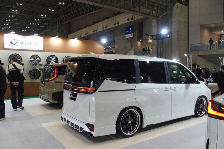 東京オートサロン2023のM'z SPEEDブース。