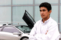 鈴木亜久里、ディアブロに乗る