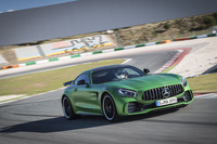 この緑のボディーカラーはニュルブルクリンクの北コース（グリーン・ヘル＝緑の地獄という愛称を持つ）にちなみ「AMGグリーン・ヘル・マグノ」と呼ばれる。