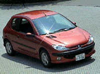 プジョーのニューモデル「206」に乗るの画像