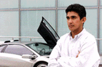 鈴木亜久里、ディアブロに乗るの画像