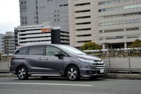 2016年2月に登場した「オデッセイ ハイブリッド」。「アコード ハイブリッド」譲りの「SPORT HYBRID i-MMD」が搭載される。