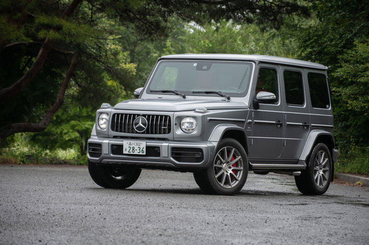 NATO軍に納品するオフロード車の民生仕様として、1979年にデビューした「Gクラス」（当時は「ゲレンデヴァーゲン」という名称だった）。今年でモデルライフは40年目を迎える。写真は高性能モデルの「AMG G63」。