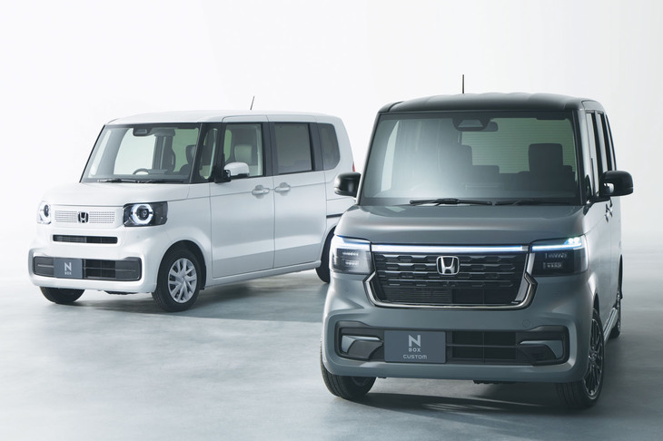 ホンダブースは新型「N-BOX」祭となる予感。