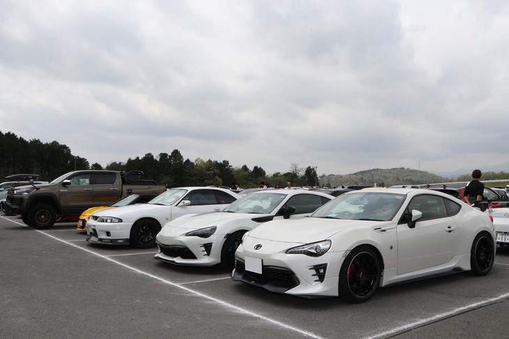 2024 RAYS FAN MEETING 参加車両（トヨタ86）