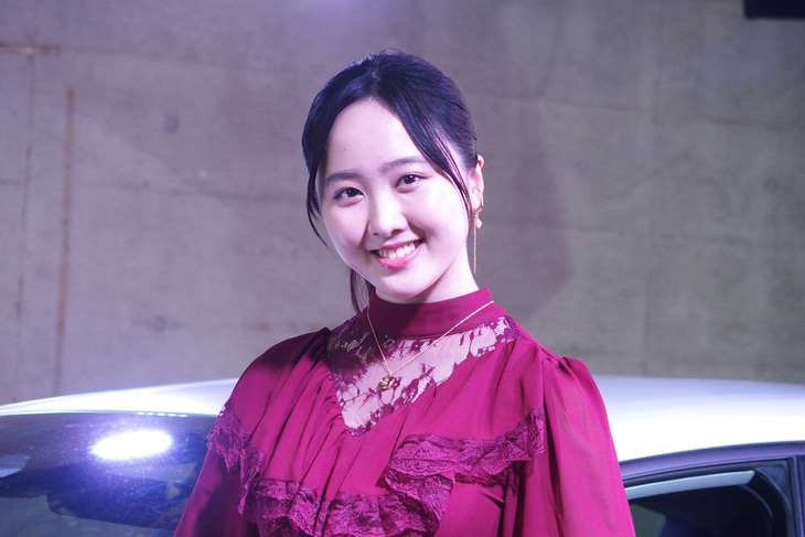 モデリスタの発表イベントにゲストとして登場した俳優・フィギュアスケーターの本田望結さん。