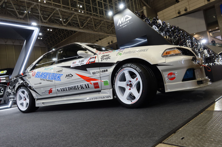 FDJ3に出走する「マークII」が装着しているのはRMPレーシングの「TR50」。星形5本スポークの新作ホイールだ。