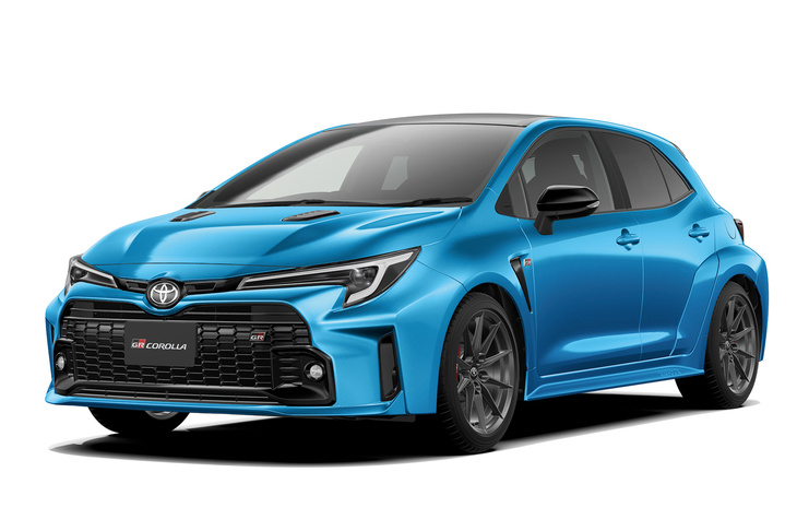 新設定の外板色「シアンメタリック」。