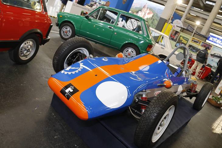 「アウトビアンキ・ジャルディニエラ」をベースにした1966年「フォーミュラ・モンツァ875」。2019年2月にトリノで撮影。