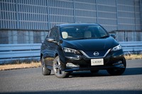 「日産リーフe＋」の発売は2019年1月23日。今回はそのプロトタイプモデルに千葉県のサーキット、袖ヶ浦フォレストレースウェイで試乗した。