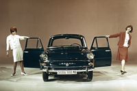 リアエンジン車である1964年「シュコダ1000MB」。6万台以上が旧東ドイツに輸出された。