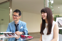 今回お話を伺った、柳澤 亮さん（左）と木村幸奈さん（右）。
    