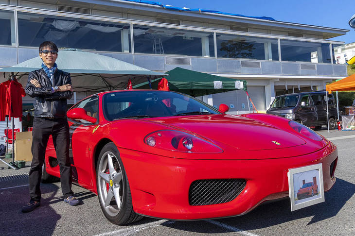 つかぽんさん（28）の「360モデナ」。プレイステーションの『グランツーリスモ』でフェラーリを知り、20代で見事に購入！