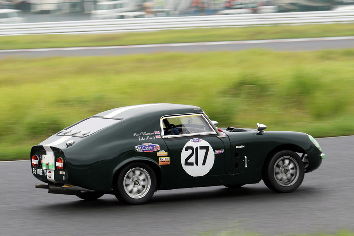 これが「レンハムGT」。英国に数多い“スプリジェット（双子車である「オースチン・ヒーレー・スプライト」と「MGミジェット」の総称）”をベースとしたスペシャルのひとつ。