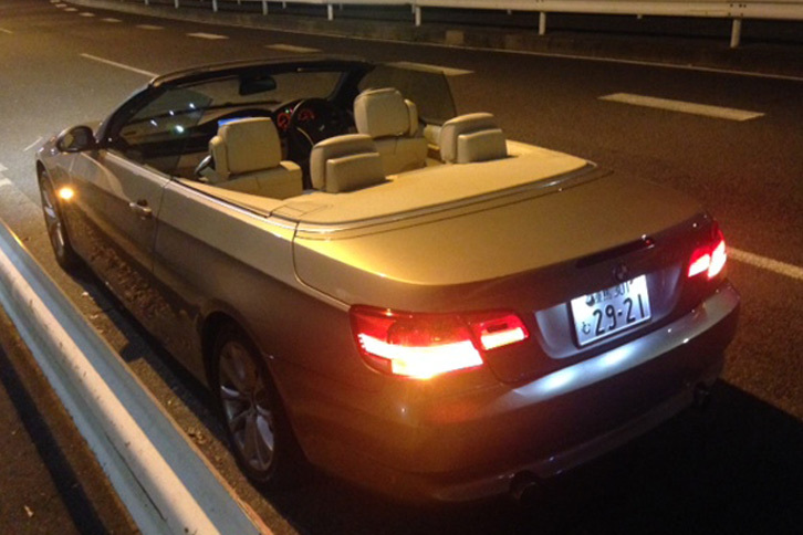 「335iカブリオレ」での夜の首都高クルージングは最高だった。