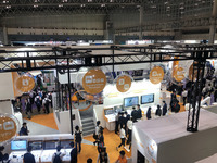 「CEATEC 2019」の会場で。