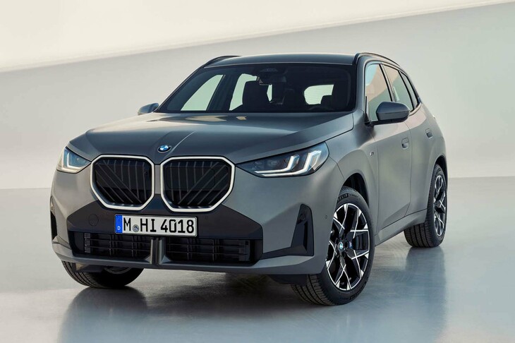 新型BMW X3（写真はすべて欧州仕様車）