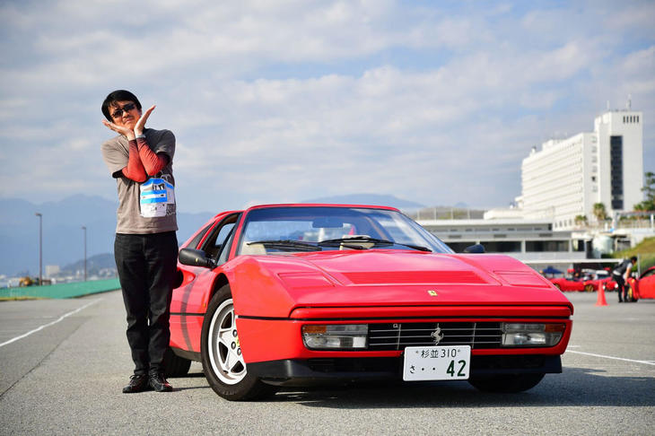 86年製の「フェラーリ328GTS」の想像を絶するパフォーマンスに、オーナーである筆者も驚くばかりだ。（写真＝池之平昌信）