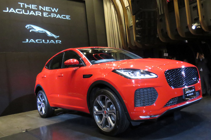 スポーティーなイメージが身上のジャガーは、1990年に米フォードの傘下に入り、今はインドのタタグループの一員となっている。写真は新型SUV「Eペース」。