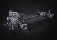 新しい「レクサスRZ」では電気自動車としてのシステムを刷新。電池もモーターもすべて新開発されている。