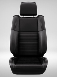 初代「グランドチェロキー」のデザインを復刻したレザーシート。