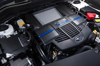 最高出力280ps、最大トルク35.7kgmを発生するターボエンジン。今回の改良では大きな変更はない。