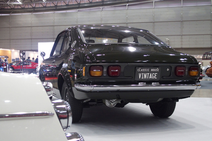 「オートモビル カウンシル2022」のヴィンテージ宮田自動車ブースの様子。