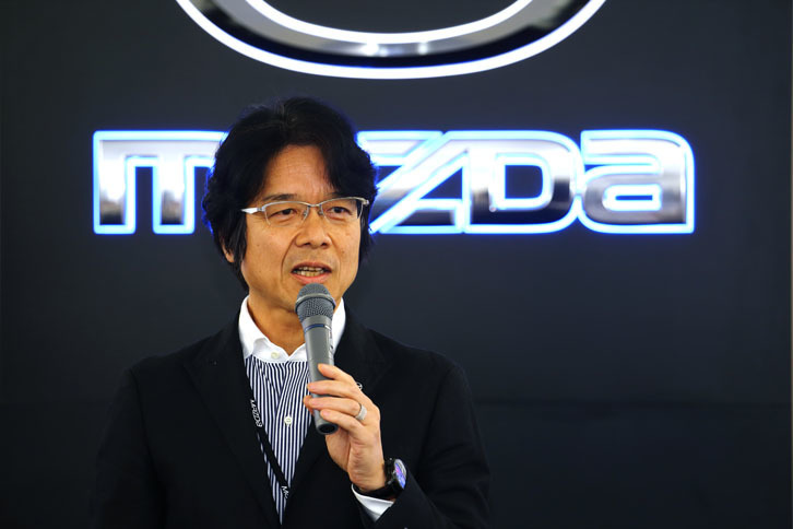 マツダのR&D管理・商品戦略担当、商品戦略本部長の工藤秀俊氏。