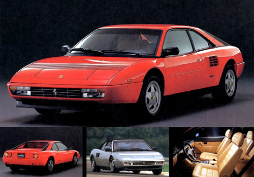 1980年から1993年にかけて販売されたフェラーリの「モンディアル」シリーズ。2＋2のシートレイアウトを持つミドシップのスポーツカーだった。写真は最終モデルの「モンディアルt」。