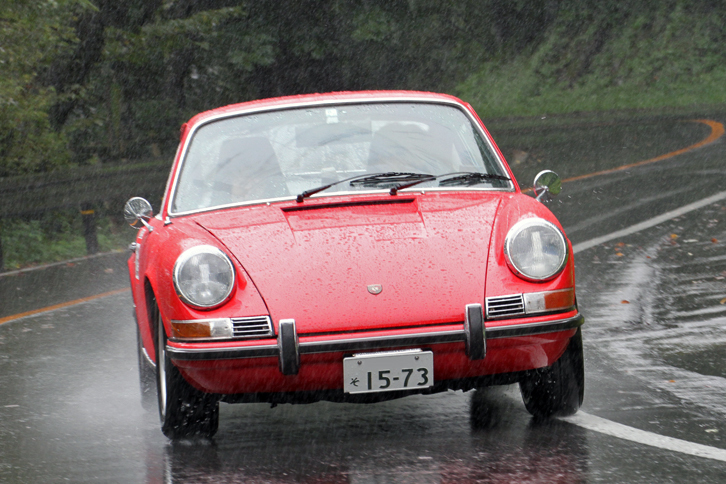 1970年「ポルシェ911E」。2.2リッター時代のナロー911の中間グレード。