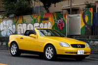 伊達軍曹のかつての愛車「メルセデス・ベンツSLK230コンプレッサー」。「のんびり乗れるいいクルマでしたね～」