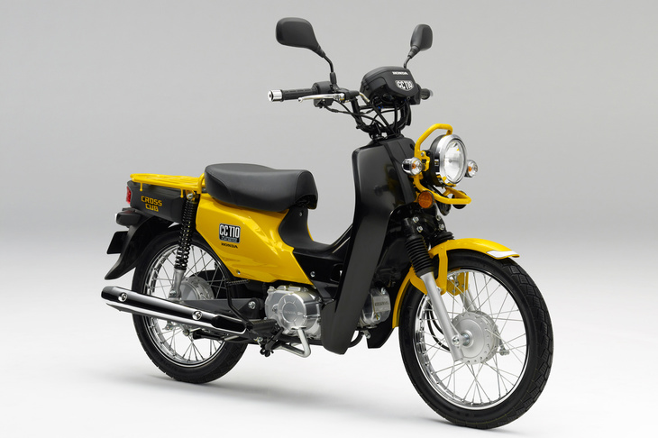2013年5月に発売された「クロスカブ50／110」。今日のレジャーバイクブーム再燃の先駆けとなった。