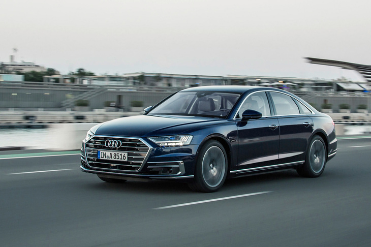 2017年に登場した3代目「アウディA8」。「レベル3」の自動運転技術「アウディAIトラフィックジャムパイロット」が目玉のひとつだったが、各マーケットにおける法整備が追いつかず、今日でも同機能は“お蔵入り”状態となっている。