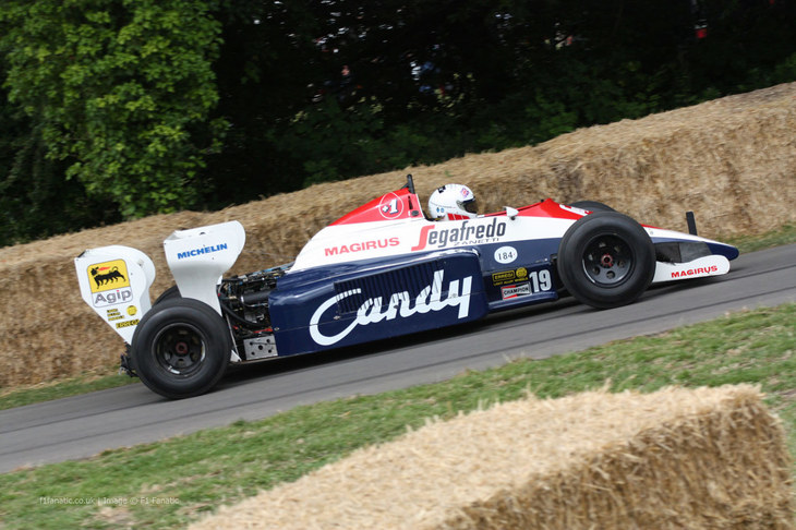 1984年シーズンを戦った「トールマンTG184」。アイルトン・セナはこのマシンを駆り、雨のモナコGPでアラン・プロストに肉薄した。（Photo=MOBILITYLAND）