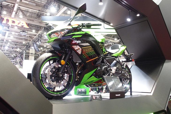 カワサキの海外向けモデル「ニンジャ650」。