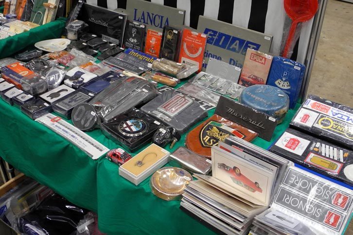 Savoia s.r.lのブースの様子。