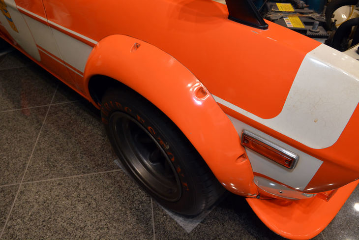 1972年式日産サニー1200クーペGX-5 特殊ツーリングカー（TS）仕様（フロントフェンダー）