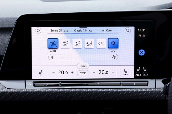 フォルクスワーゲン・ゴルフ（インフォテインメントシステム「ディスカバープロ」）