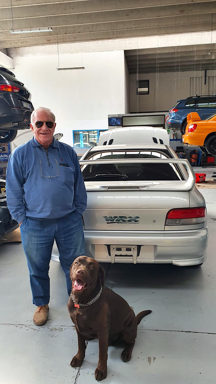 アルベルト・ザンベッリ-レインさんは、公私ともにスバルを愛してきた。