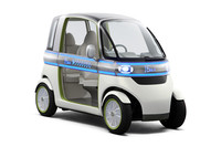 ダイハツ、2人乗り電気自動車「PICO」を出展