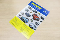 クラシックタイヤ用のカタログ。左上の「MICHELIN」のロゴに注目。今日では使われていない、古いロゴを使用しているのだ。