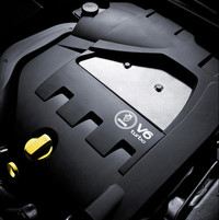 2.8リッターV6ターボエンジン。