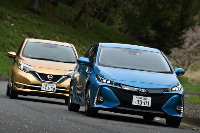 トヨタ プリウスphv S ナビパッケージ 日産ノートe Power メダリスト 前編 試乗記 電動化への2つの道 Webcg