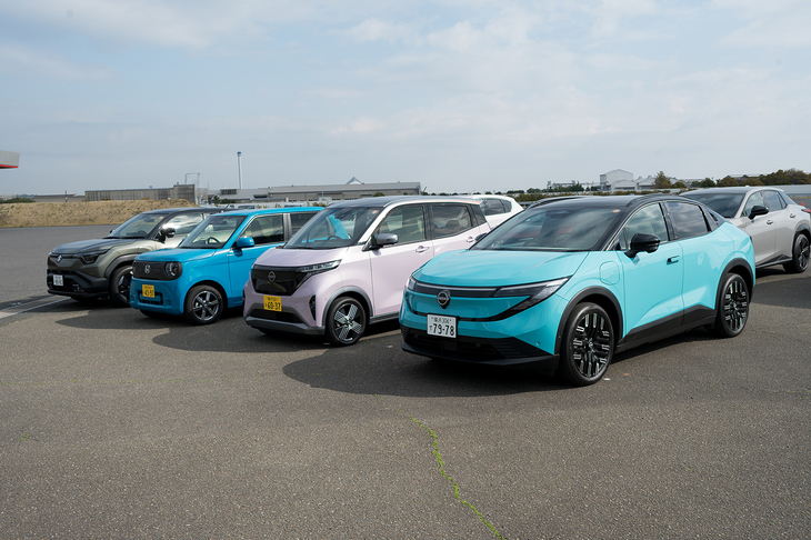 過日催された、各社合同の電動車試乗会より。新型車の参入や既存モデルのアップデートにより、日本でもBEVは成長の兆しをみせているという。