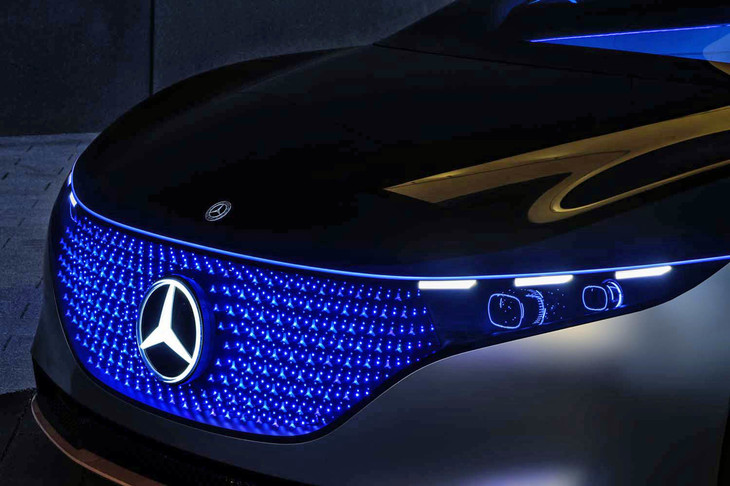 メルセデス・ベンツ・ヴィジョンEQS（フロントまわり）