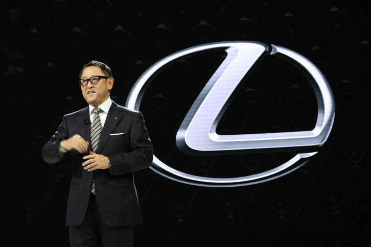 デトロイトショーでのプレゼンテーションは、豊田社長にとって今回が初。