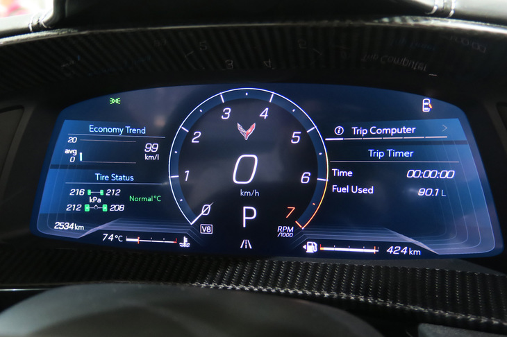 シボレー・コルベット  コンバーチブル 日本仕様プロトタイプ（メーター）